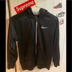 Youth L, Nike Therma Fit Zip Up Jacket, Black